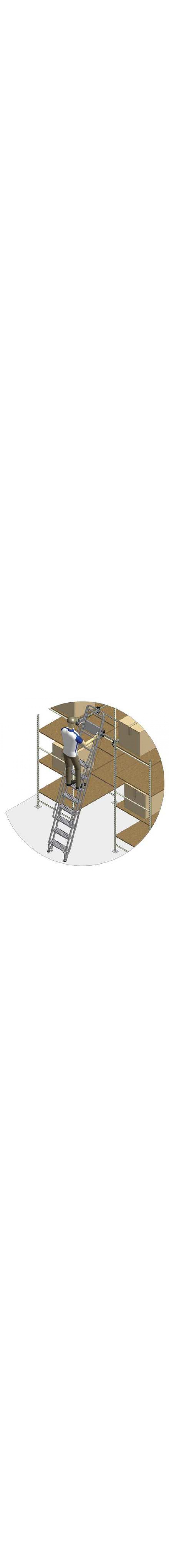 115 to 125in Dual Track Ladder w/Brake - 7409A6-B C1 P3 KIT