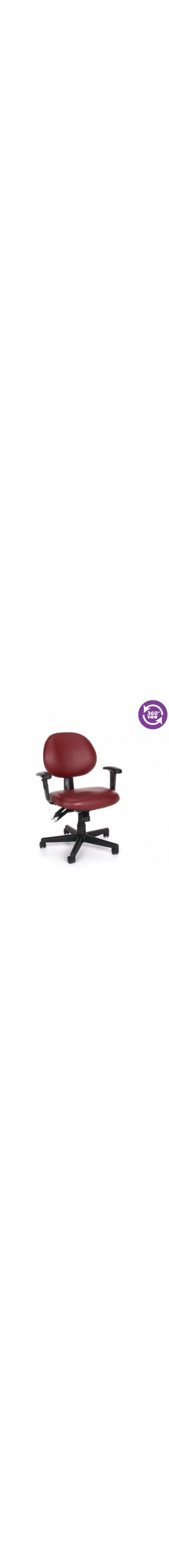 24 Hour Anti-Microbial/Anti-Bacterial Vinyl Task Chair with Arms