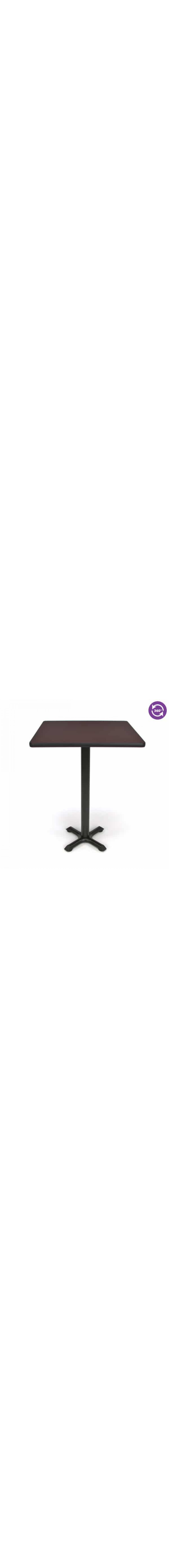 30 Square X Style Base Cafe Table