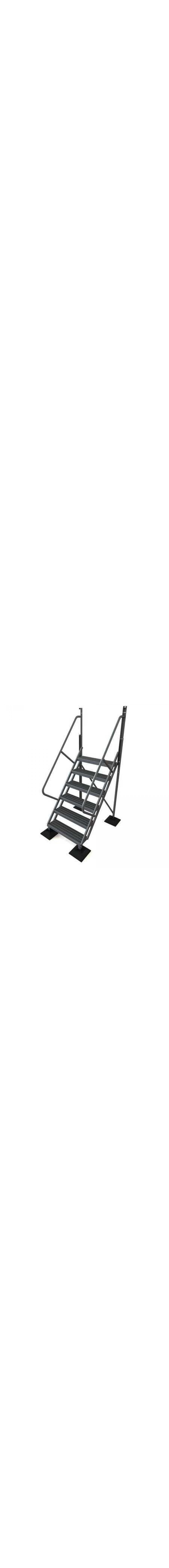 6 Step 50 Degree Incline Fixed Ladder - URTL506
