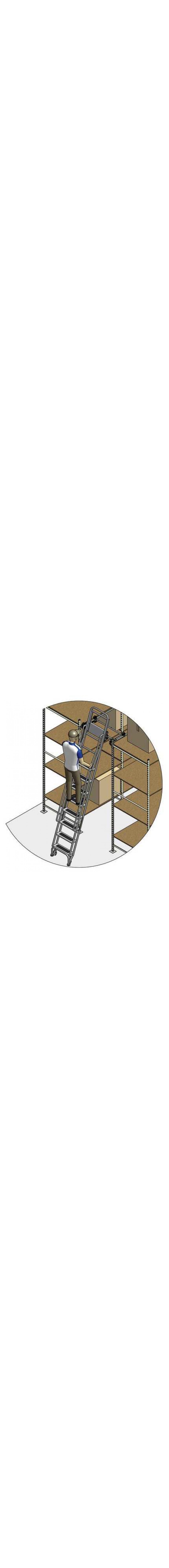 85 to 95in Stationary Dual Track Ladder - 7406A5-S C1 P3 KIT