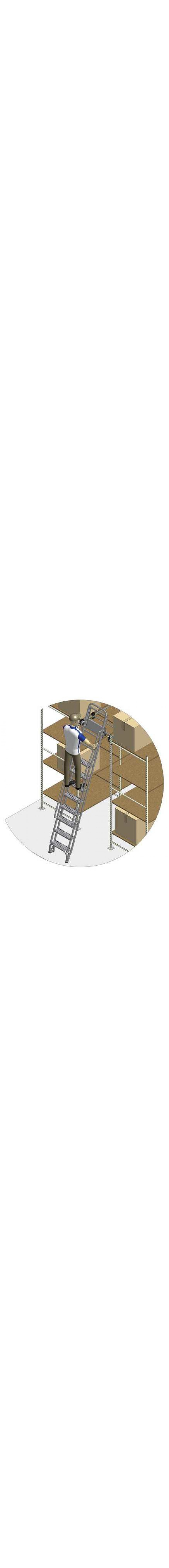 85 to 95in Stationary Dual Track Ladder - 7406A6-S C1 P3 KIT