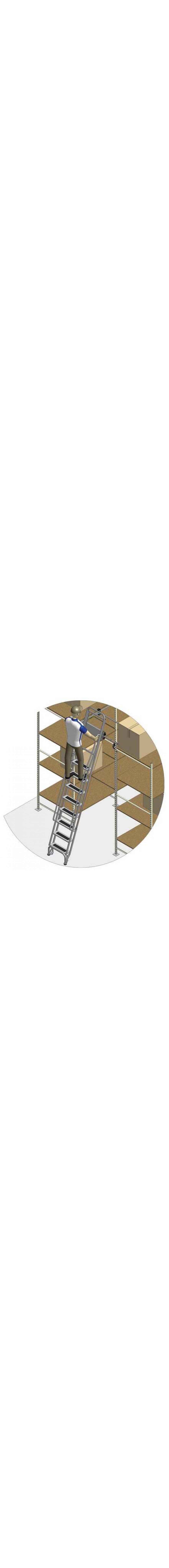 95 to 105in Dual Track Ladder w/Brake - 7407A5-B C1 P3 KIT