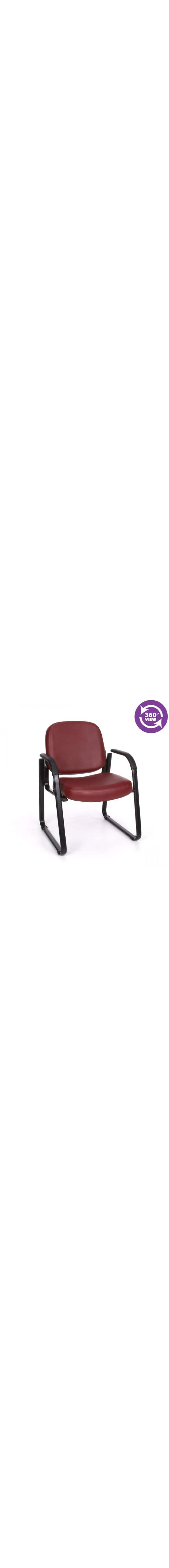 Anti-Microbial/Anti-Bacterial Vinyl Guest/Reception Chair with Arms