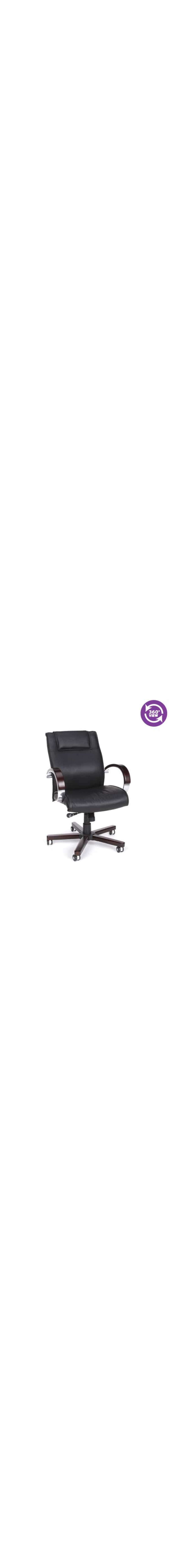 Apex Series Leather Executive Mid-Back Chair