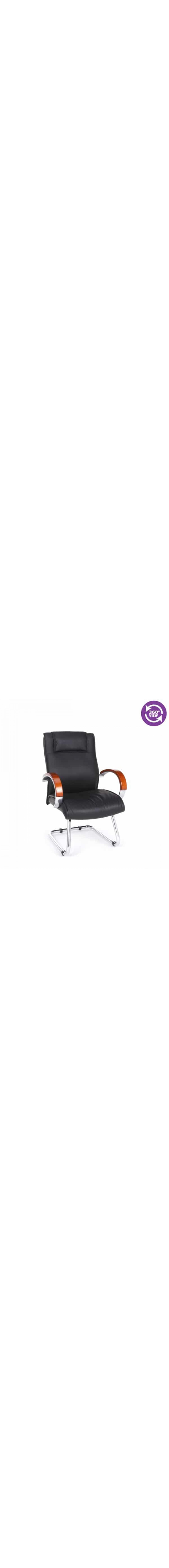 Apex Series Leather Executive Mid-Back Guest Chair