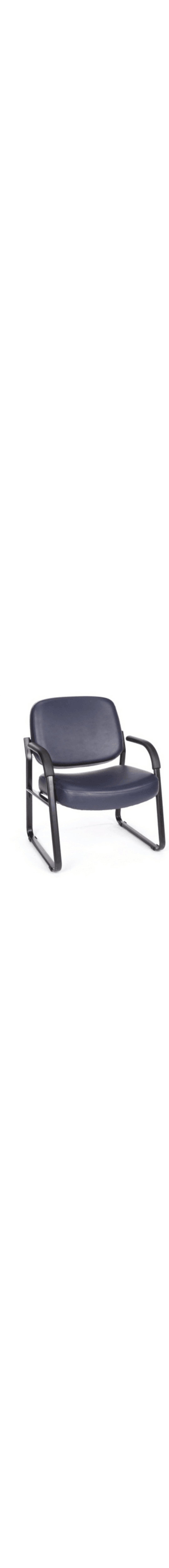 Big & Tall Anti-Microbial/Anti-Bacterial Vinyl Guest/Reception Chair with Arms