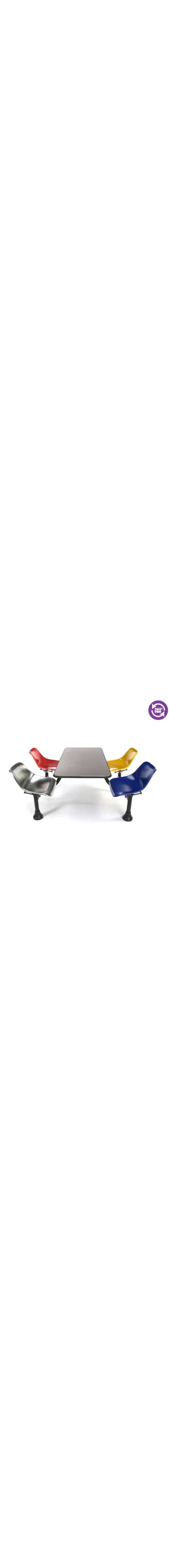 Cluster Table with Stainless Steel Top 30x48
