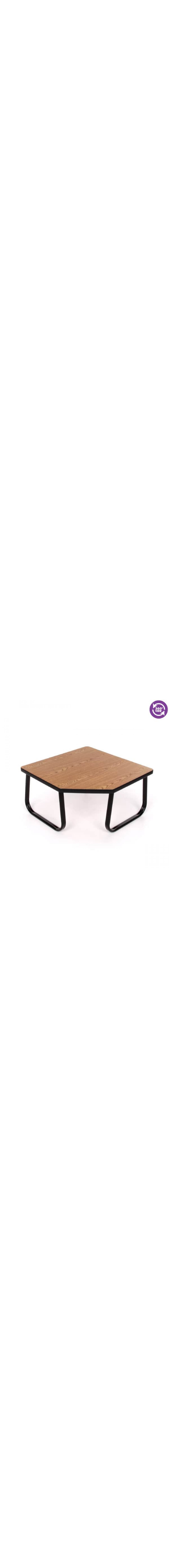 Corner Table with Sled Base