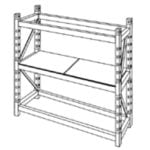 Die Shelves for Pallet Rack Beams