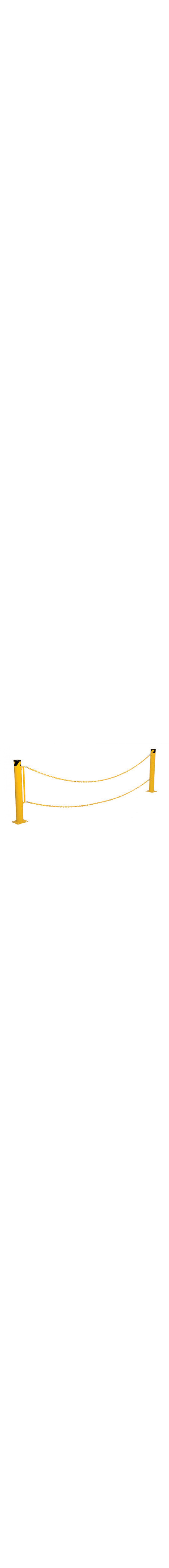 Dock Chain Barrier Bollard System