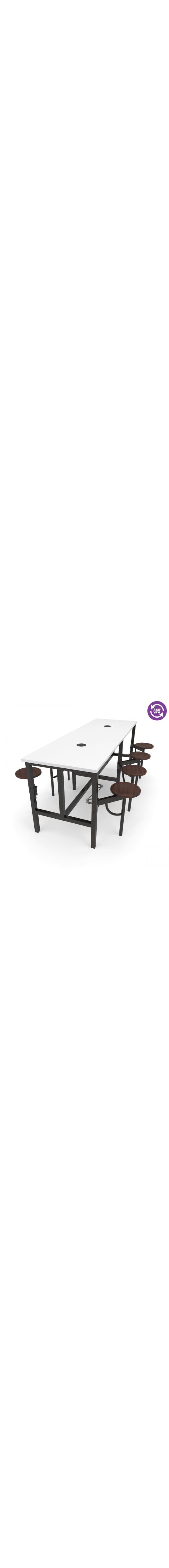 Endure Series Standing Height Eight Seat Table