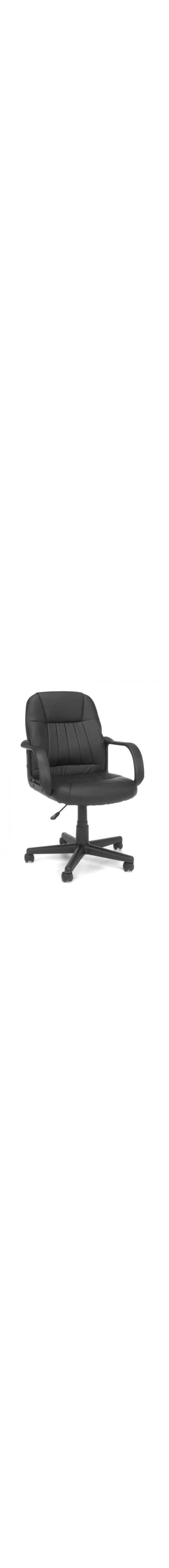 Essentials Executive Conference Chair — Black Vinyl