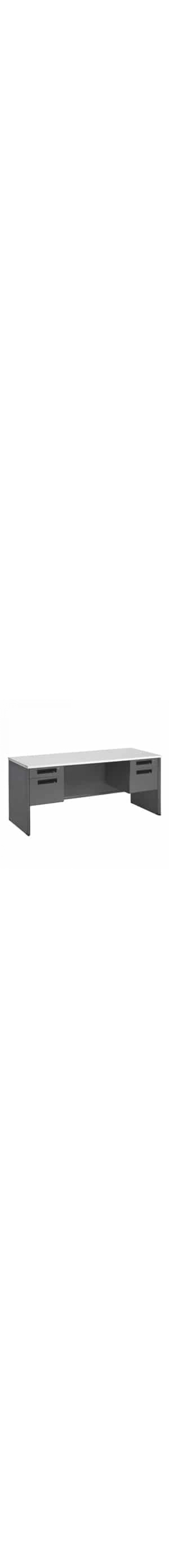 Executive Series Double Pedestal Panel End Credenza 26.50 by 67