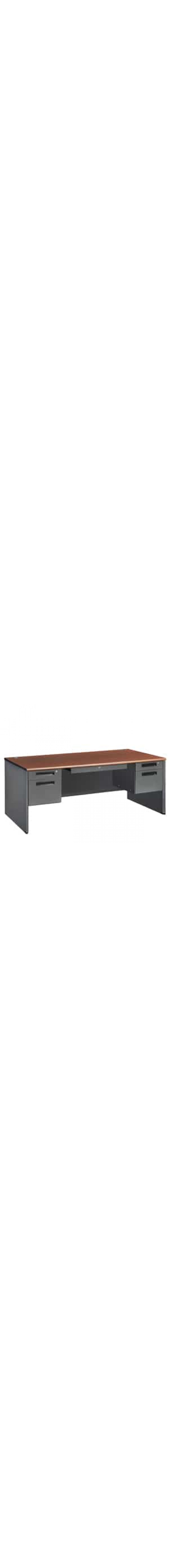 Executive Series Double Pedestal Panel End Executive Desk 36.25 by 72