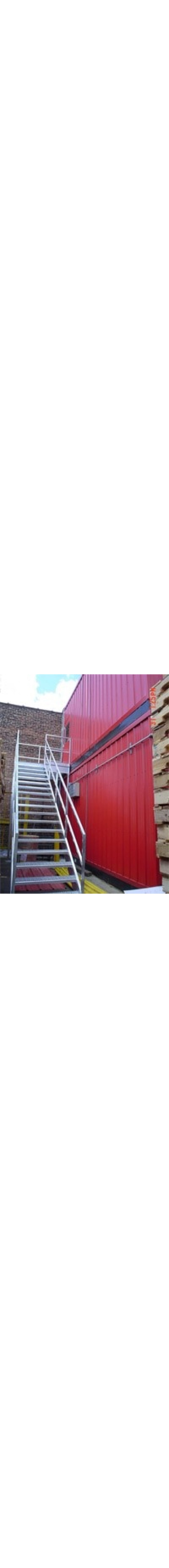 Galvanized Industrial Stairways