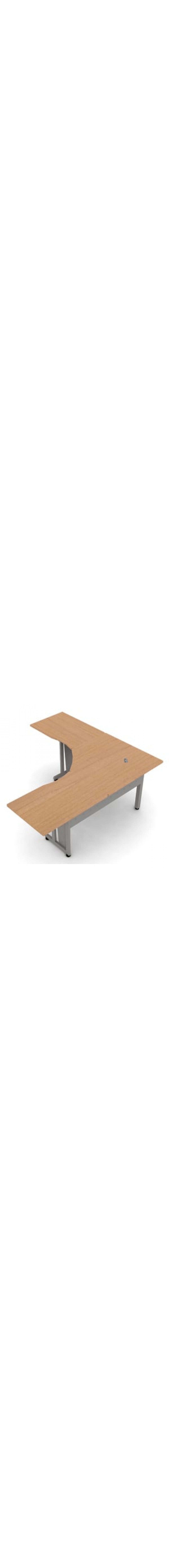 L-Shaped Workstation 72 by 72 with 30 D Top