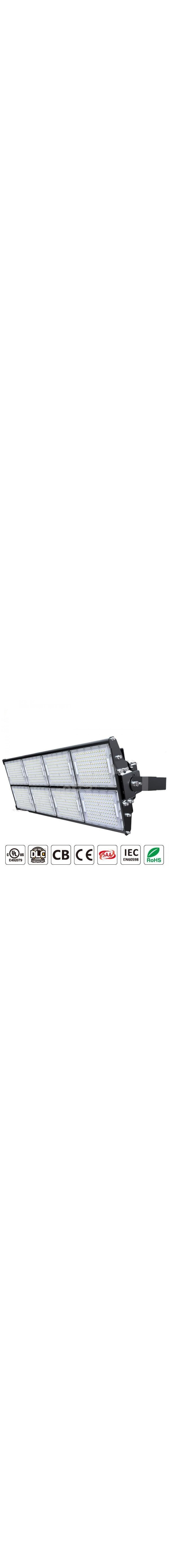 LED Stadium Light 1000W, Super Bright Outdoor Flood Light 135Lmw, IP65 Waterproof