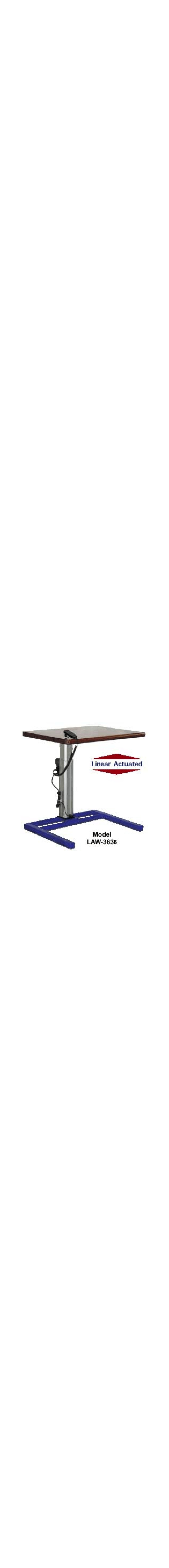 Linear Actuated Adjustable Height Workstation