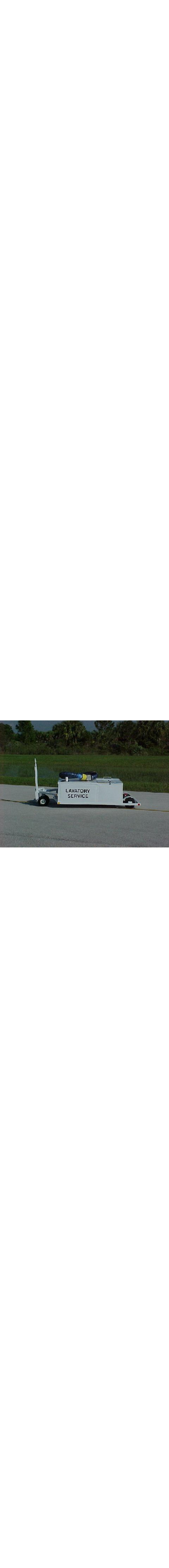 Low Profile Lavatory Service Cart — 50 / 50 gal