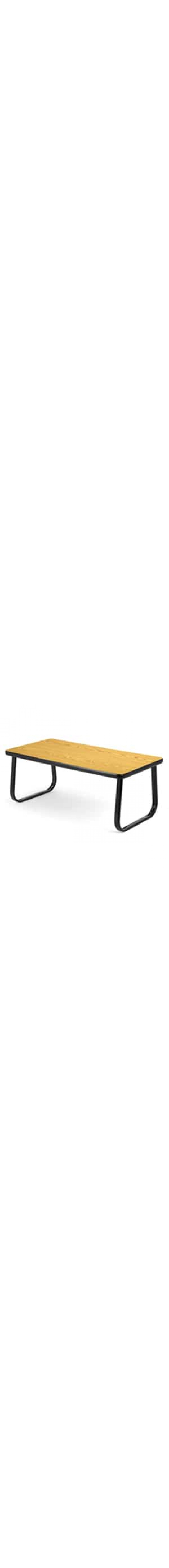 Magazine Table with Sled Base