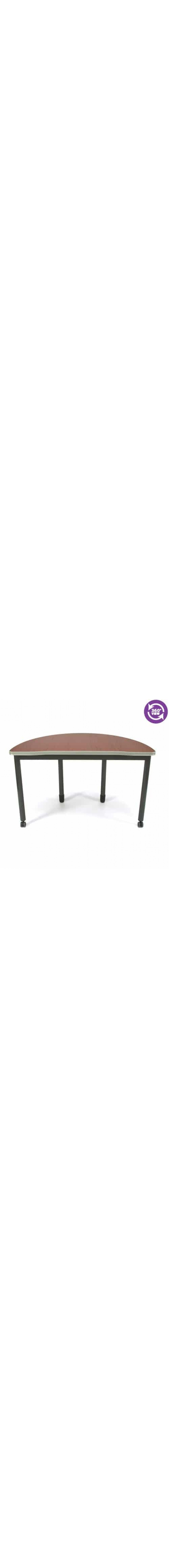 Mesa Series Half Round Table 24 by 48