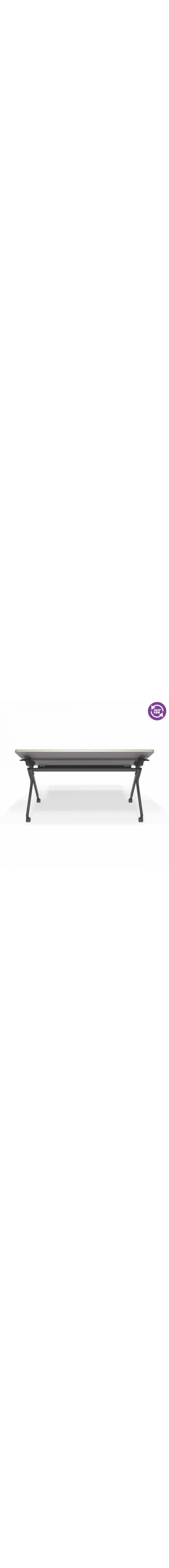 Mesa Series Nesting Training Table/Desk with Privacy Panel 23.50 by 59