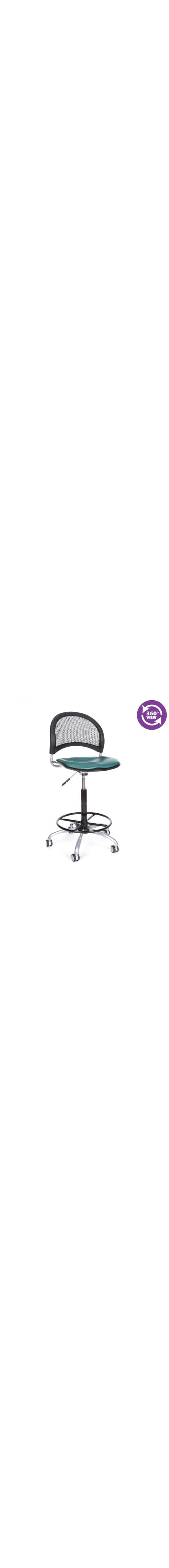 Moon Swivel Vinyl Chair with Drafting Kit