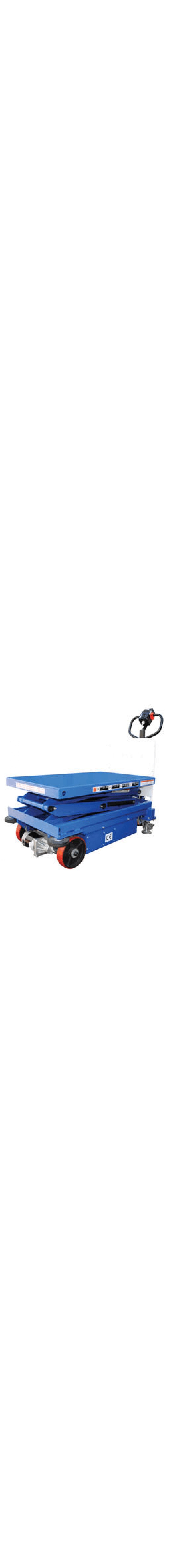 Powered Drive and Powered Lift Hydraulic Scissor Carts