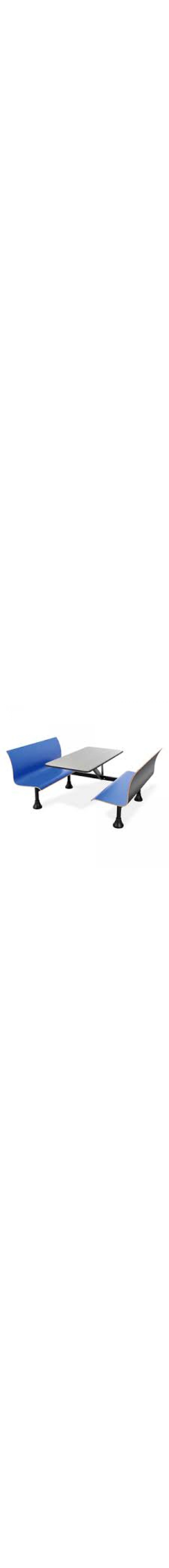 Retro Bench with Stainless Steel 24x48 Table Top and Wall Frame