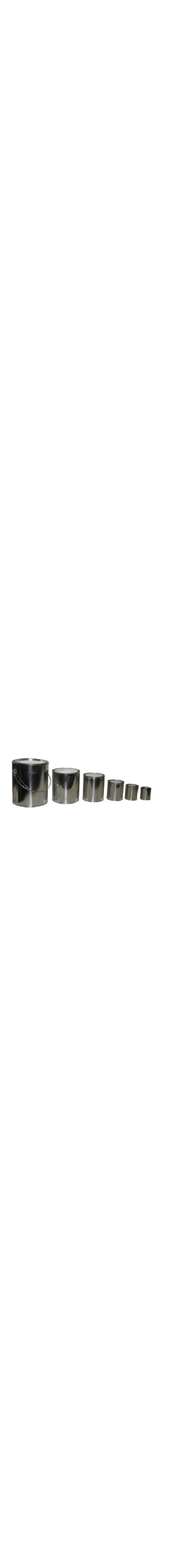 Round Metal Can With Lid