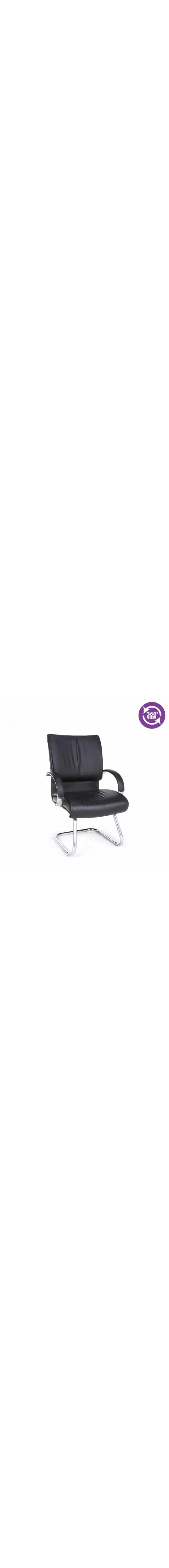 Sharp Series Leather Executive Guest Chair