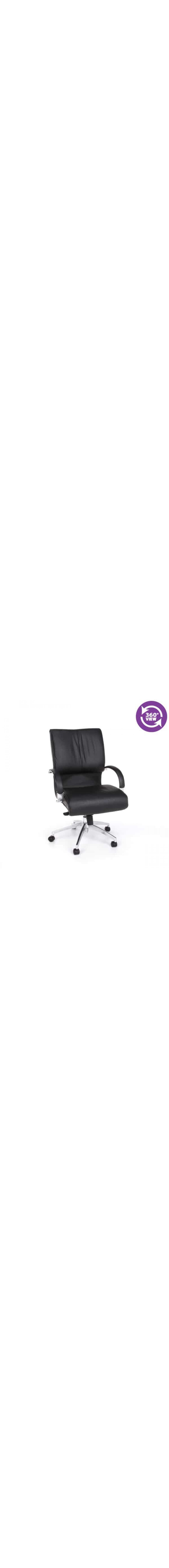 Sharp Series Leather Executive Mid-Back Chair