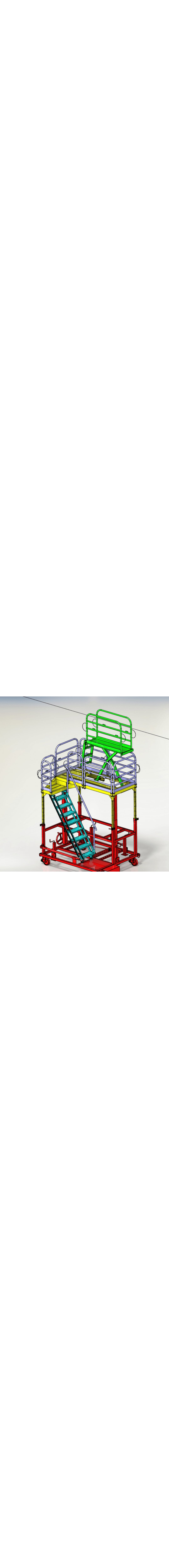 Single Pallet Aircraft Engine Maintenance Stand