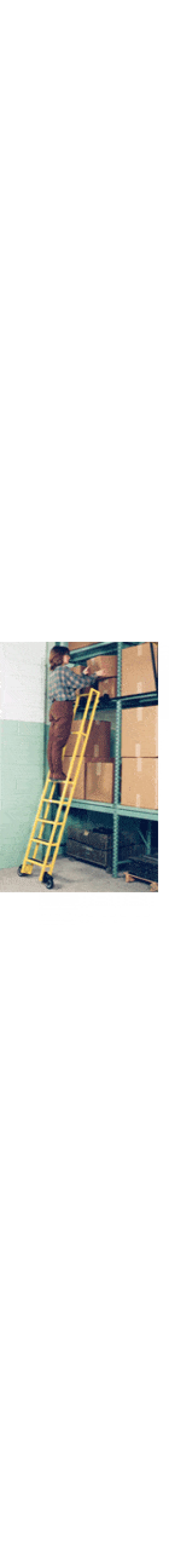 Single Track Mounted Shelf Ladder