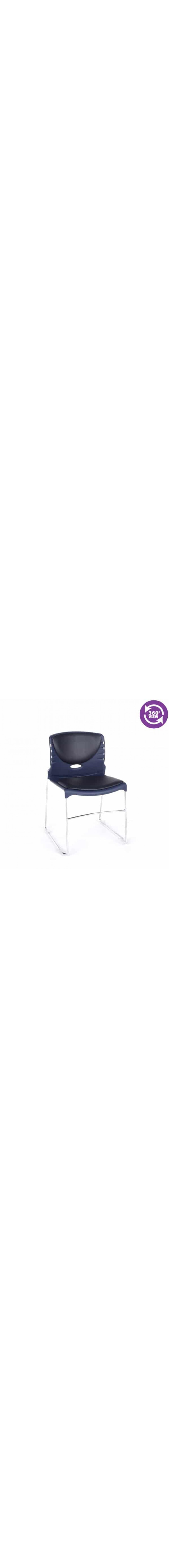 Stack Chair with Anti-Microbial/Anti-Bacterial Vinyl Seat & Back