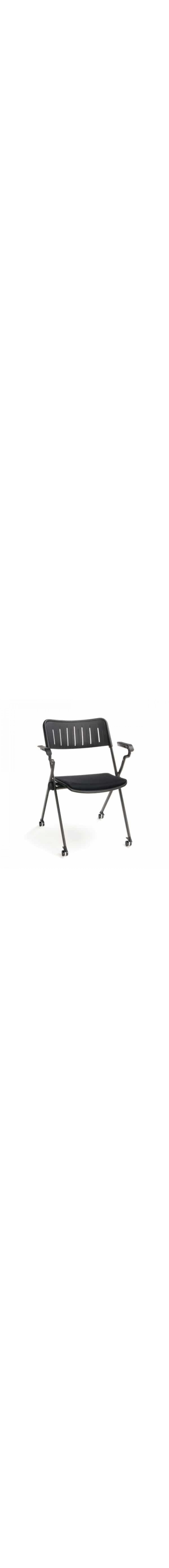 Stanza Nesting Fabric Stack Chair with Arms
