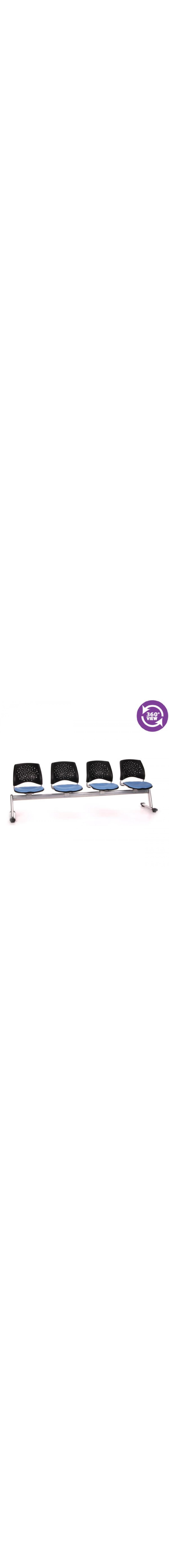 Stars 4-Unit Beam Seating with 4 Seats