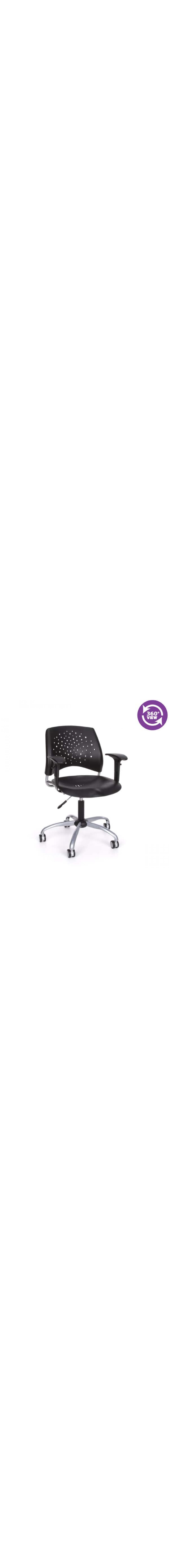 Stars Swivel Plastic Chair with Arms