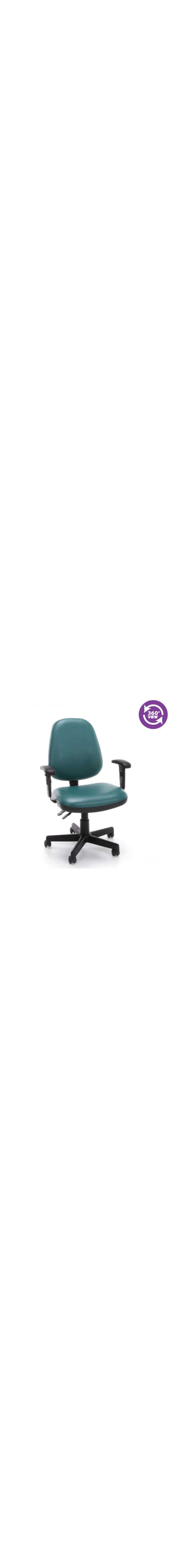 Straton Series Anti-Microbial/Anti-Bacterial Vinyl Task Chair with Arms