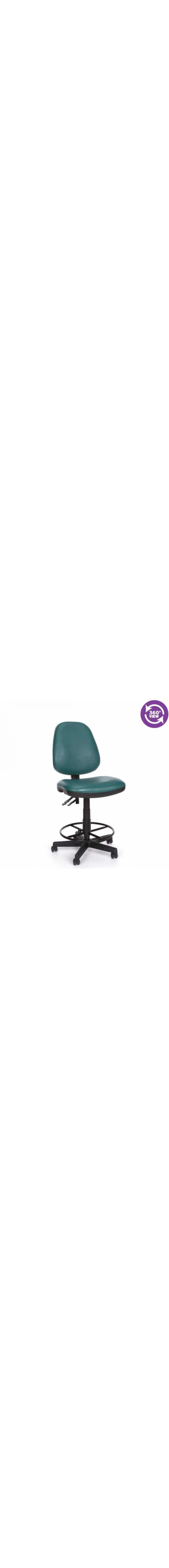 Straton Series Anti-Microbial/Anti-Bacterial Vinyl Task Chair with Drafting Kit