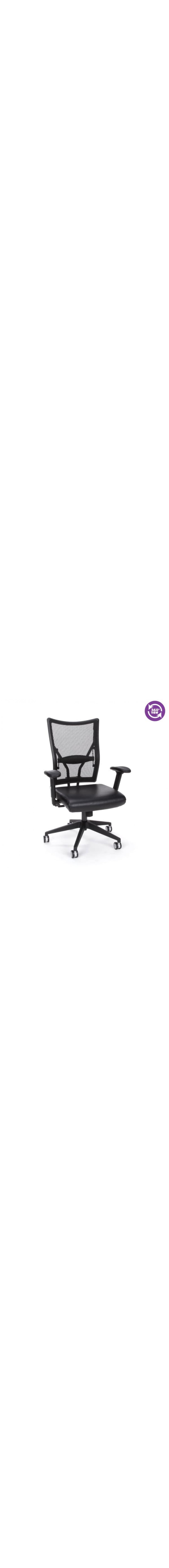 Talisto Series Executive Mid-Back Leather & Mesh Chair