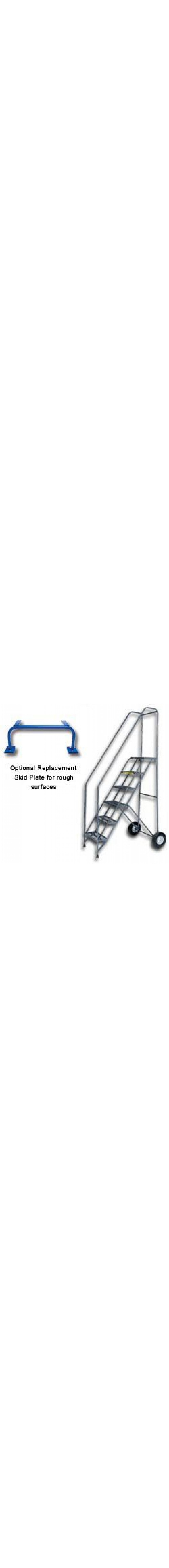 Thin Line Folding Rolling Safety Ladder