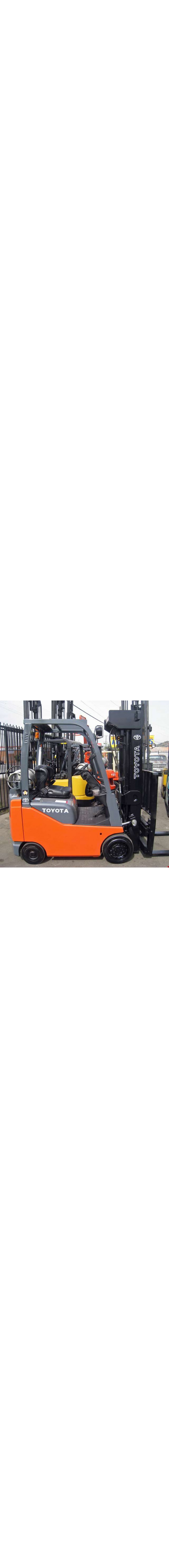 Toyota Forklift 3000 lbs Capacity 8FGCU15