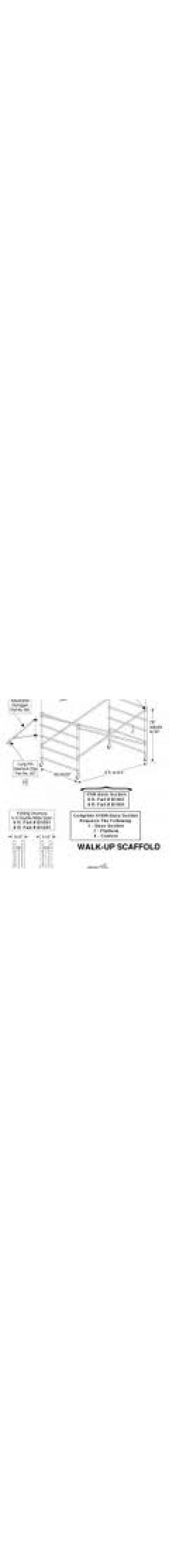 V-X INSTANT DOUBLE-WIDE SPAN Scaffold